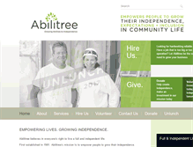 Tablet Screenshot of abilitree.org